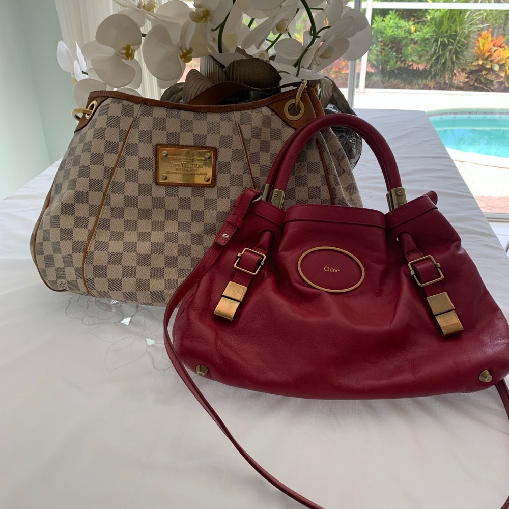 Louis Vuitton Gelato bag  and Chloe bag